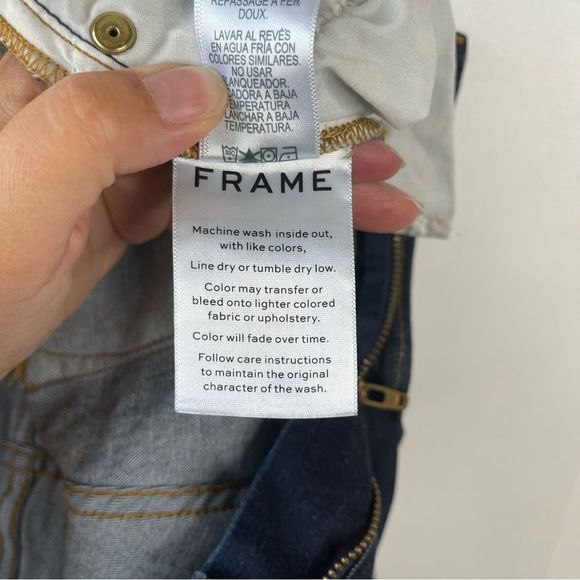 Frame Denim Women's Skinny Jeans - Dark Blue - Picture 12 of 13